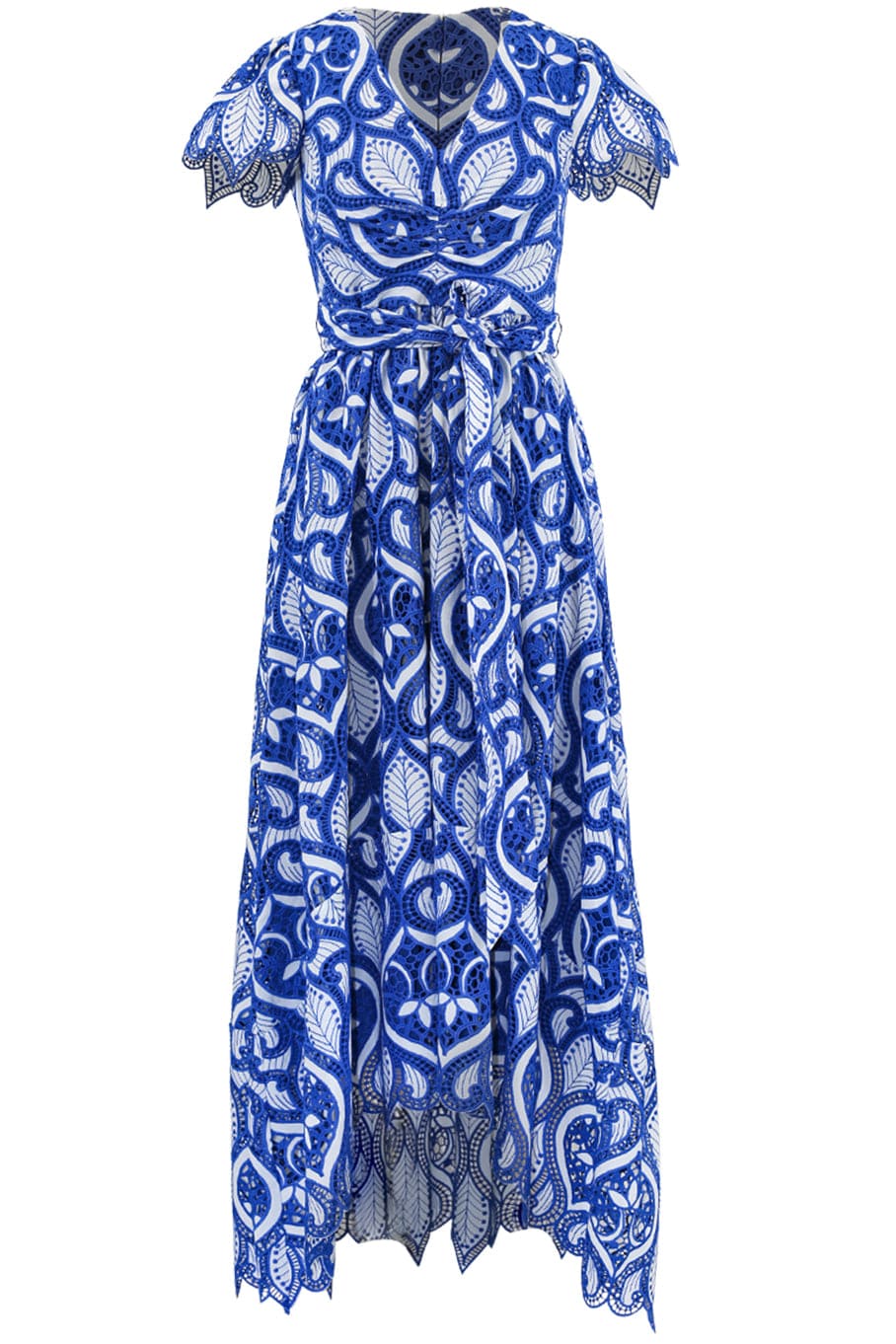 BADGLEY MISCHKA-Flutter Flounce Dress-
