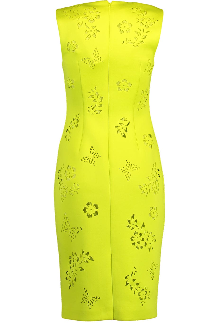 BADGLEY MISCHKA-Fitted Lasercut Dress-