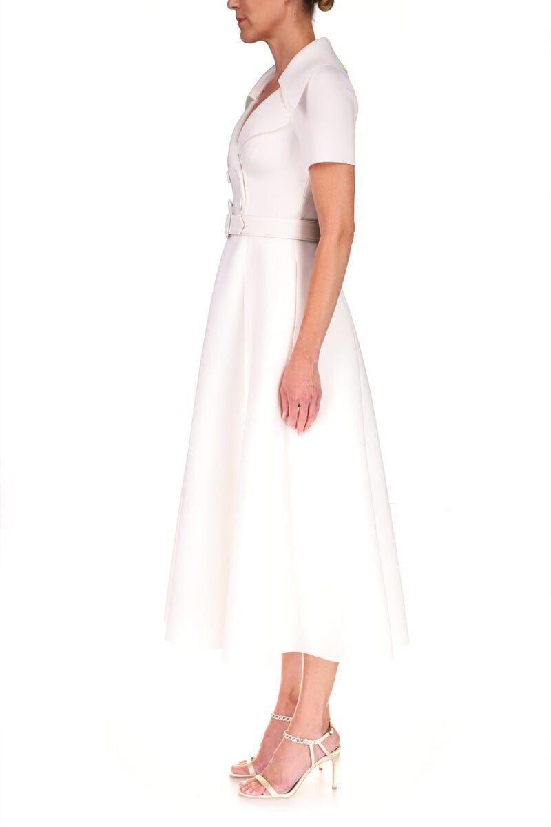 BADGLEY MISCHKA-Fit Flare Trench Dress-