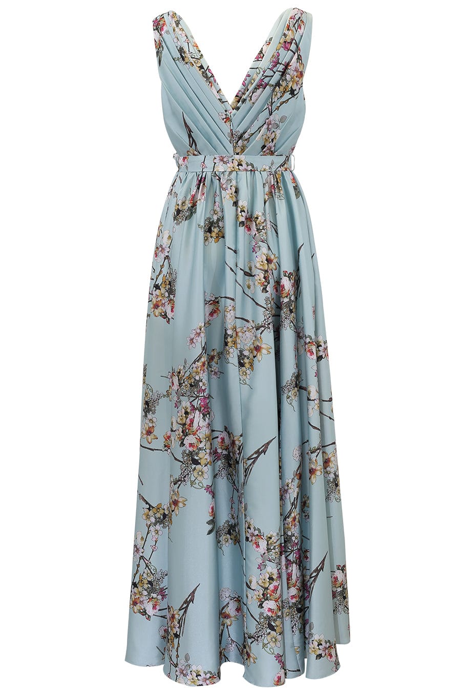 BADGLEY MISCHKA-Butterflyless Shoulders Gown-