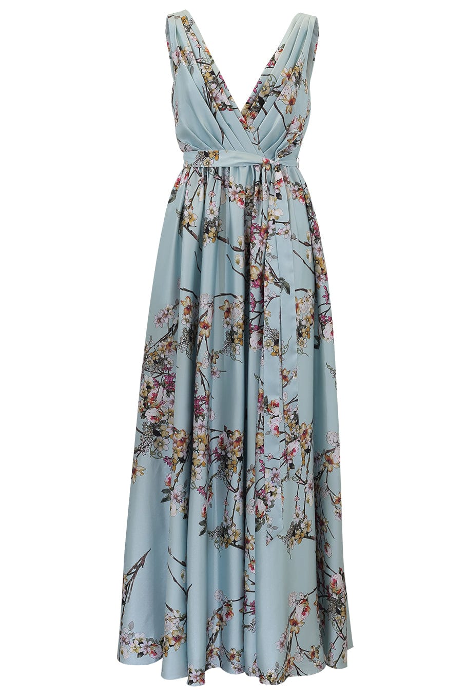 BADGLEY MISCHKA-Butterflyless Shoulders Gown-