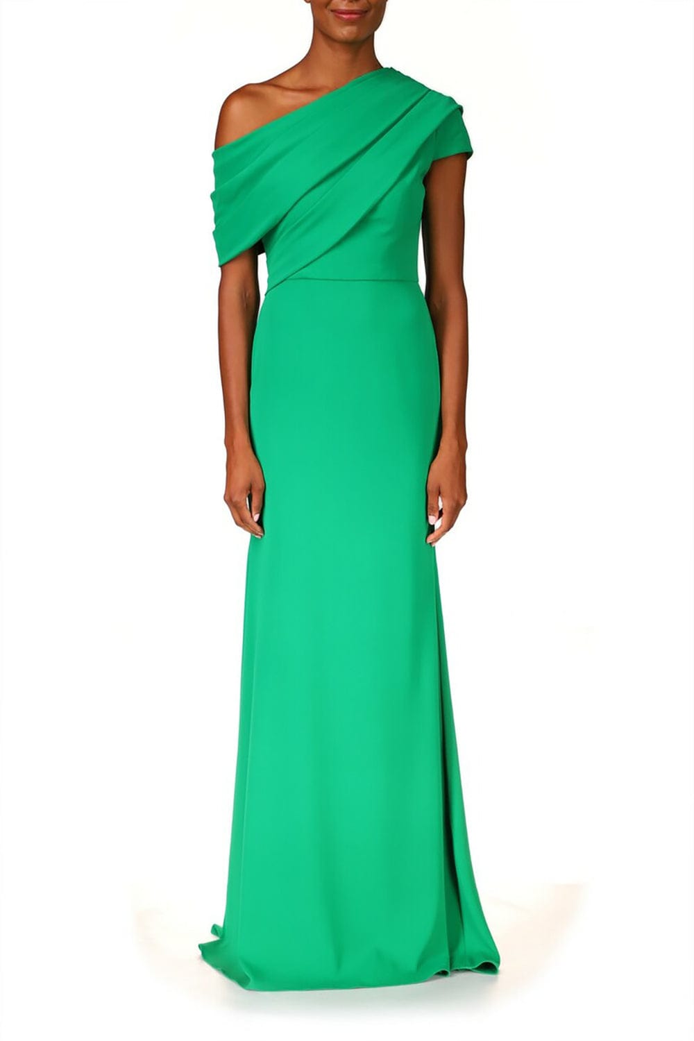 BADGLEY MISCHKA-Shoulder Drape Gown-
