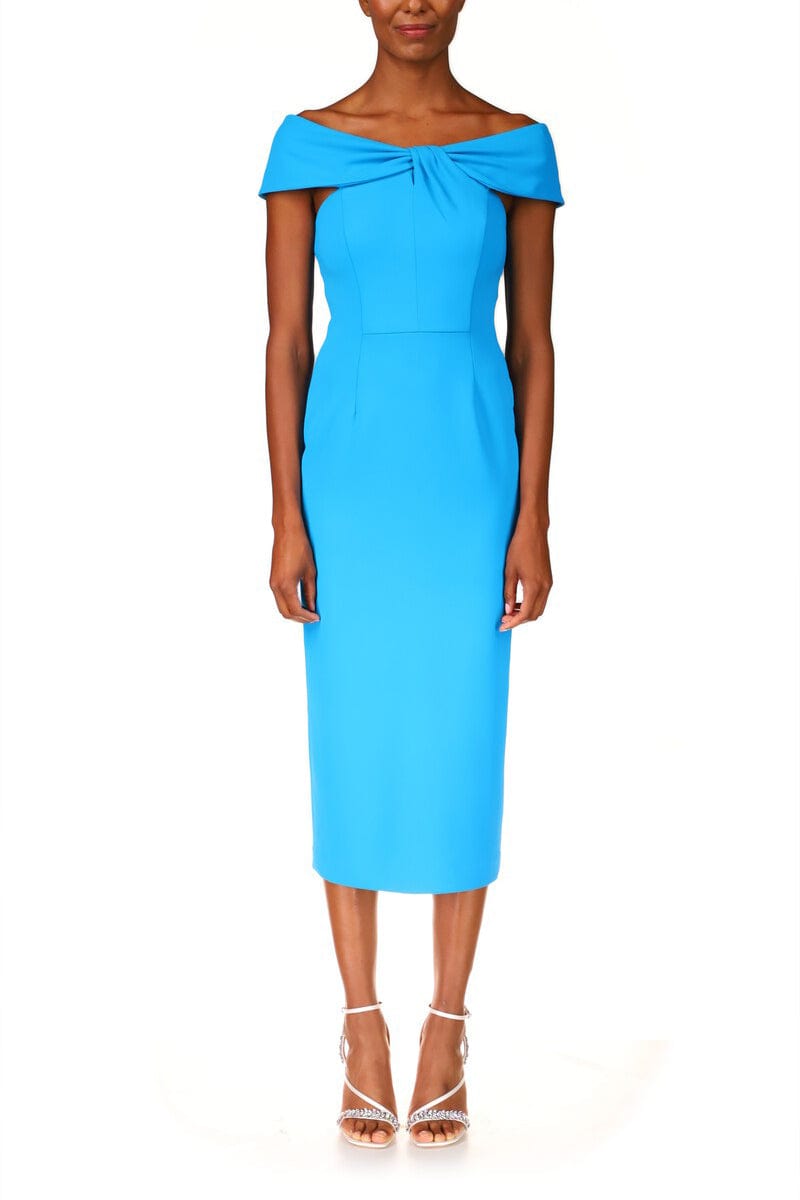 BADGLEY MISCHKA-Off Shoulder Day Dress-