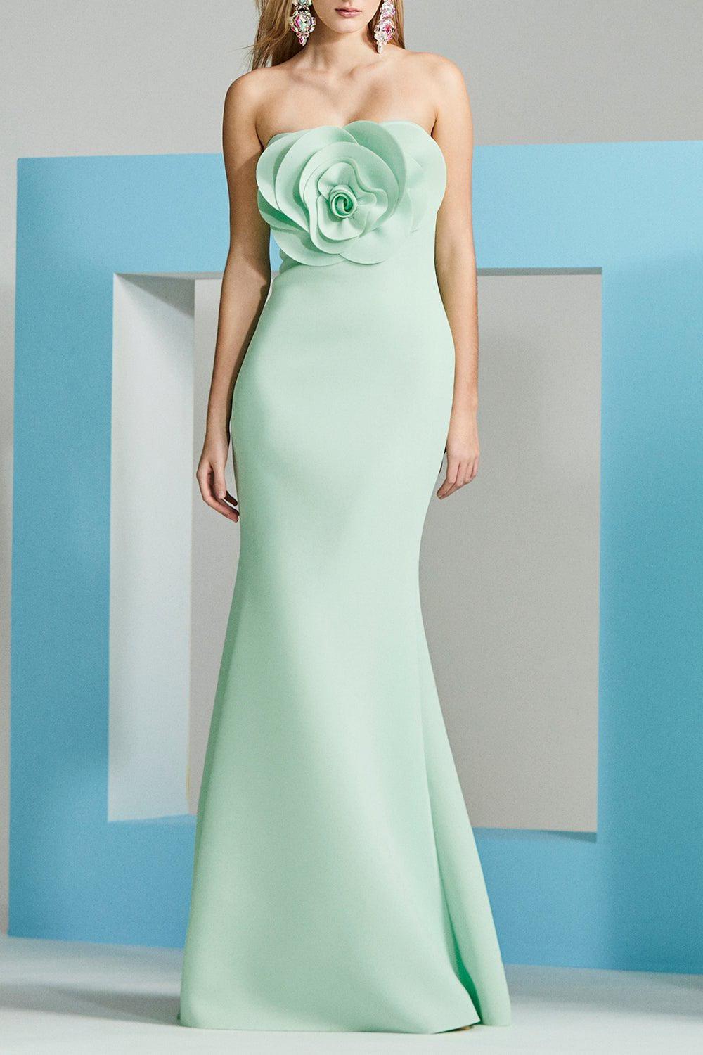 BADGLEY MISCHKA-Rosette Gown-