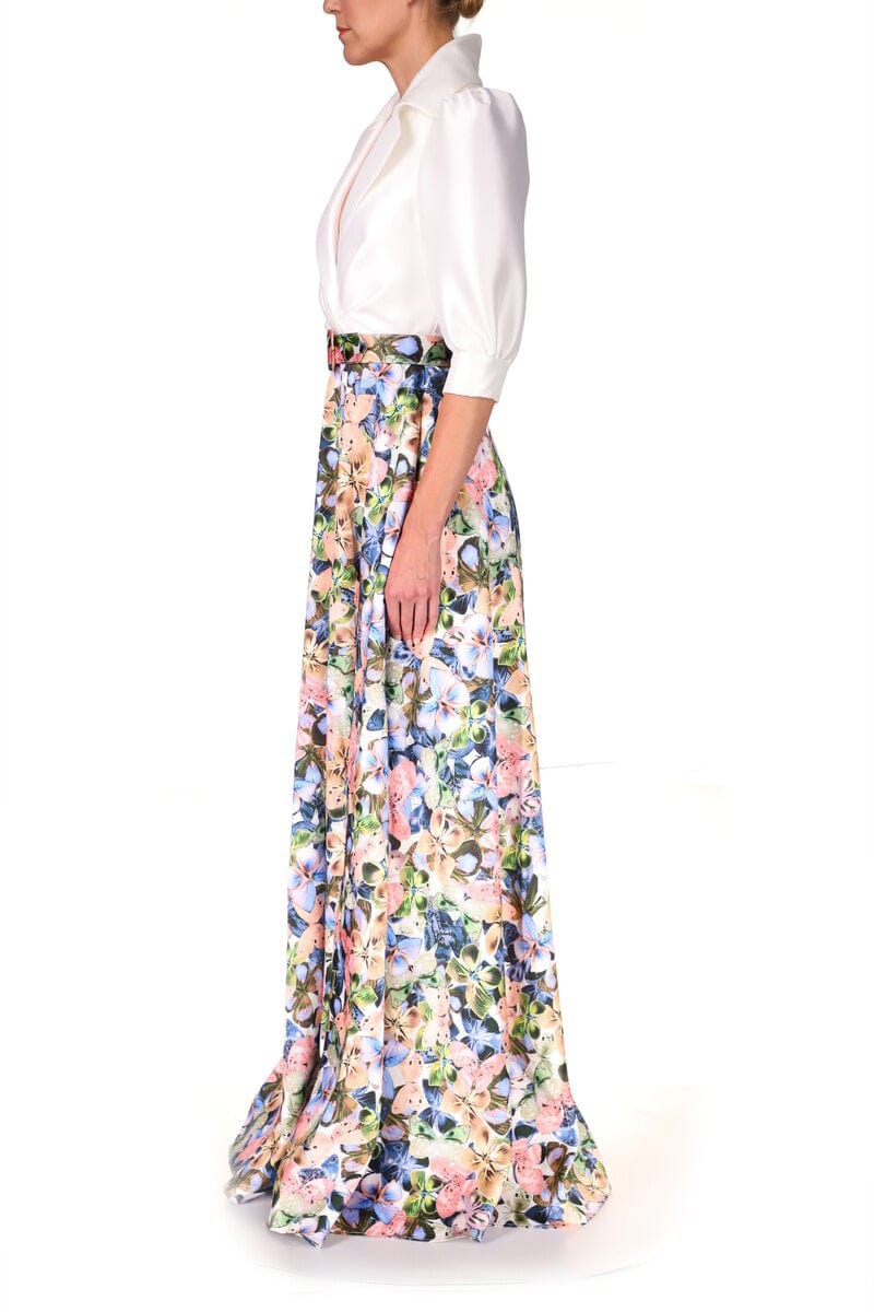 BADGLEY MISCHKA-Butterfly Skirt Gown-