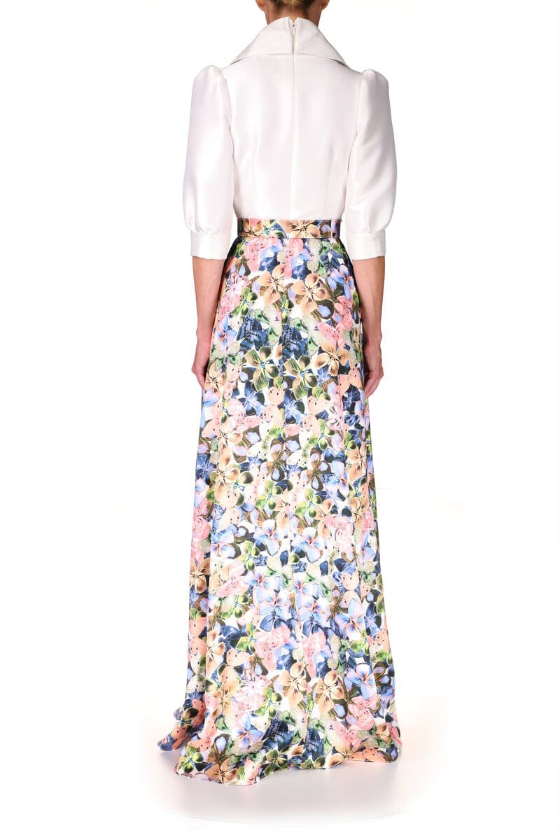 BADGLEY MISCHKA-Butterfly Skirt Gown-