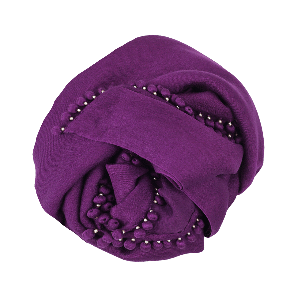 BAJRA SHAWLS-Scarf With Ball Fringe-