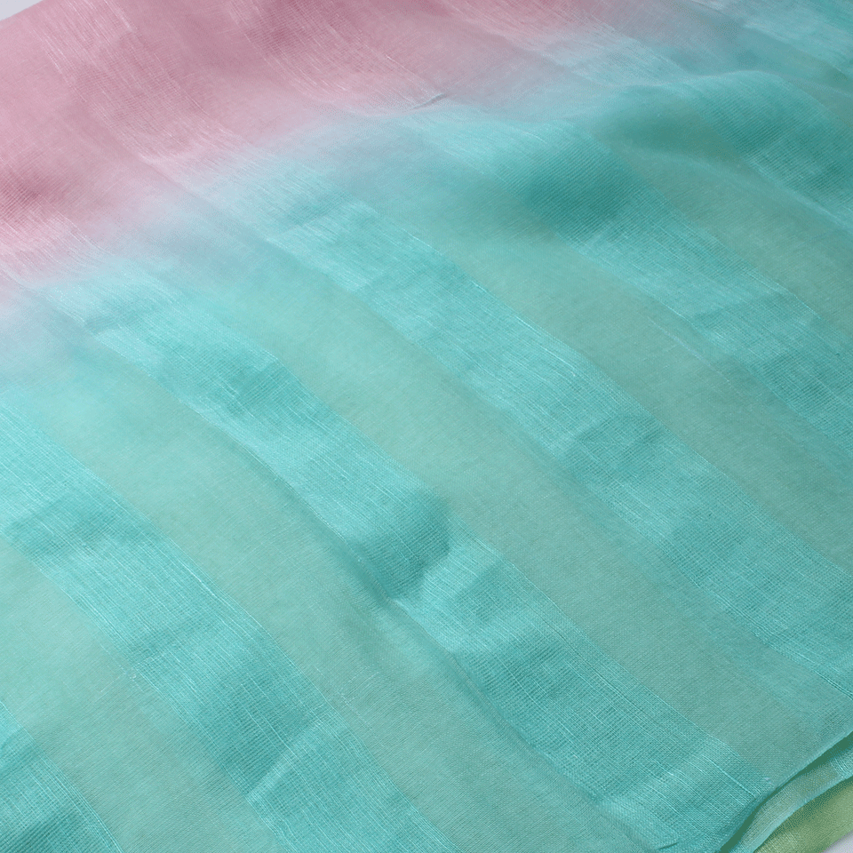 BAJRA SHAWLS-Ombre Striped Shawl-MULTI