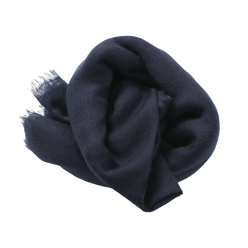 BAJRA SHAWLS-Cashmere Shawl-NAVY