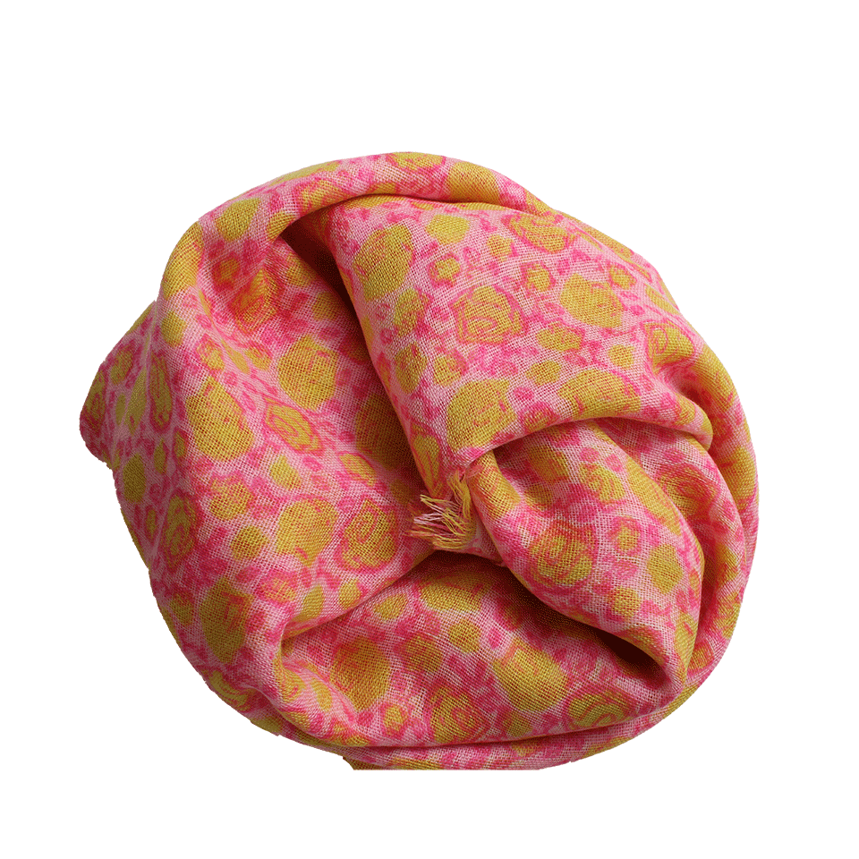 BAJRA SHAWLS-Roses Shawl-YLLW/PNK