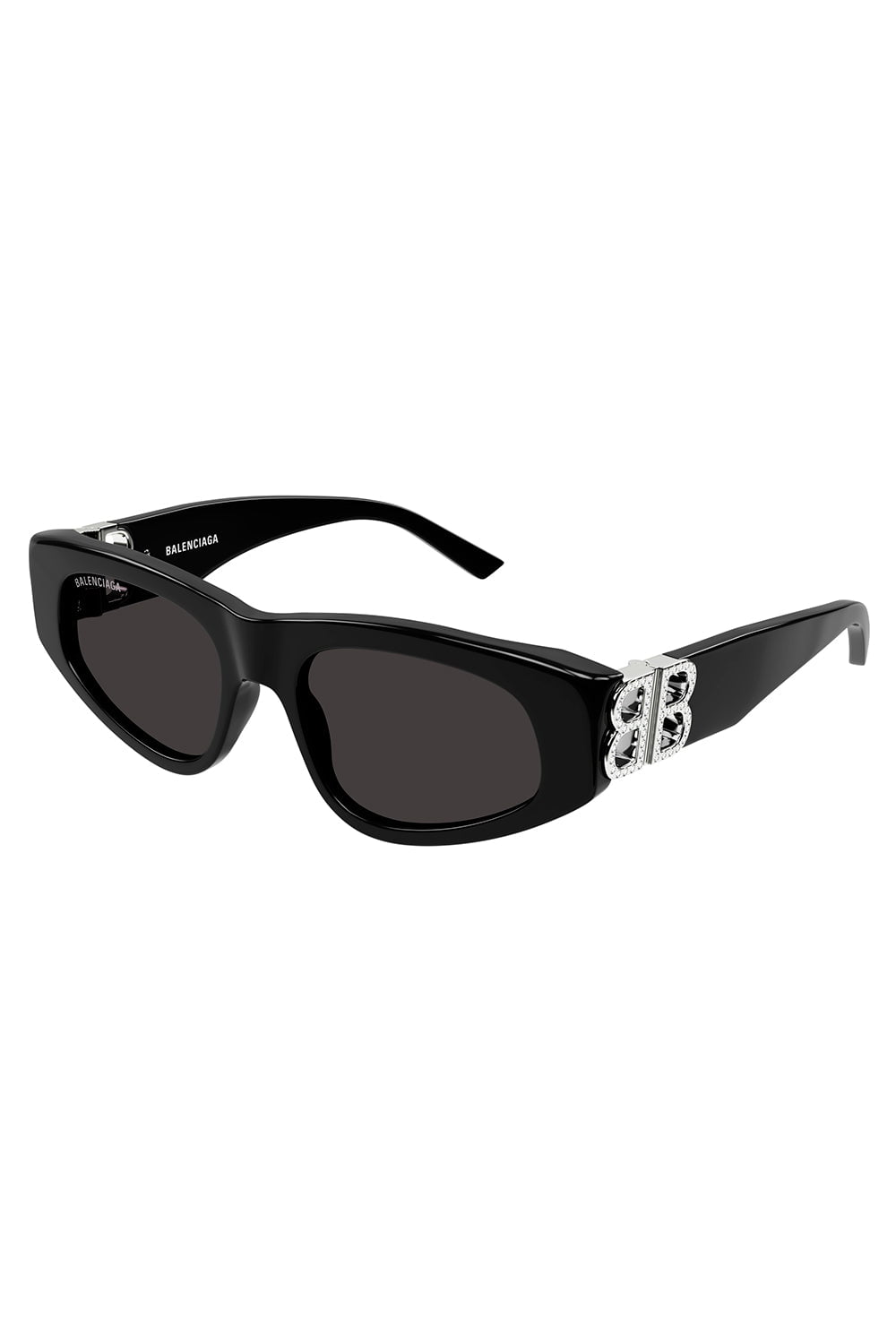 BALENCIAGA-Dynasty D-Frame Sunglasses-BLK/SIL