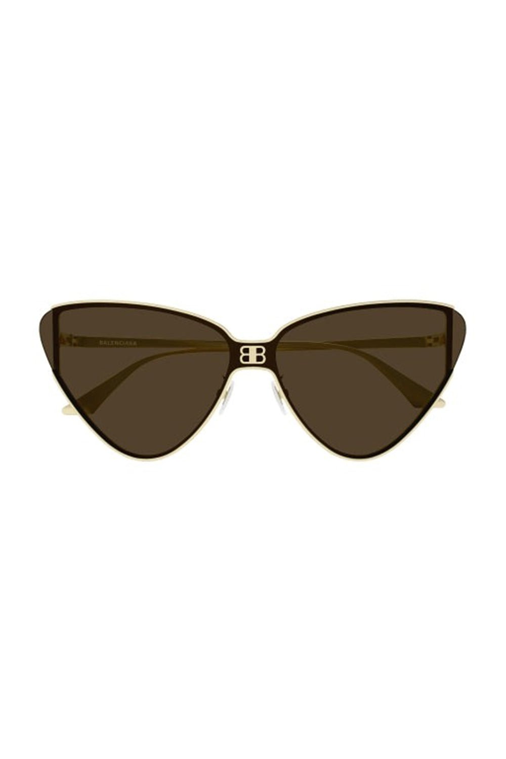 BALENCIAGA-Exaggerated Cat Eye Sunglasses-GOLD
