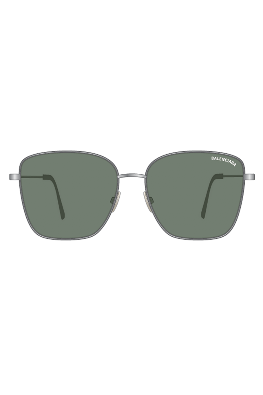 BALENCIAGA-Wire Rim Square Sunglasses-RUTHENIU