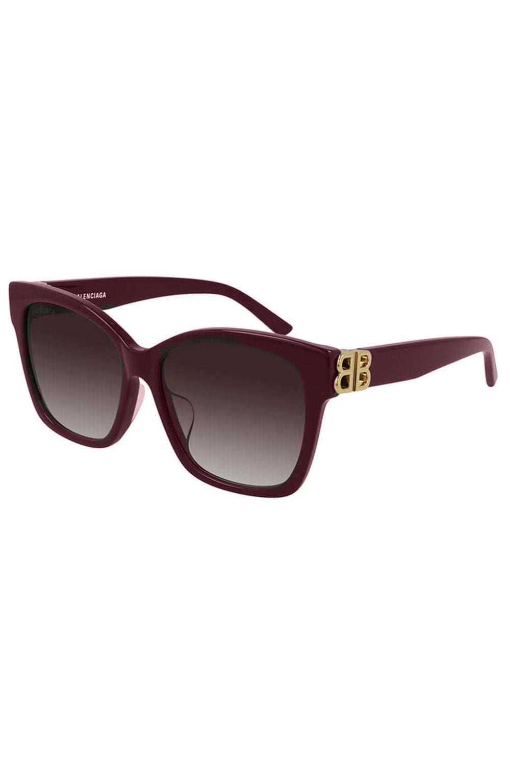 BALENCIAGA-Logo Sunglasses - Violet-VIOGLDRD