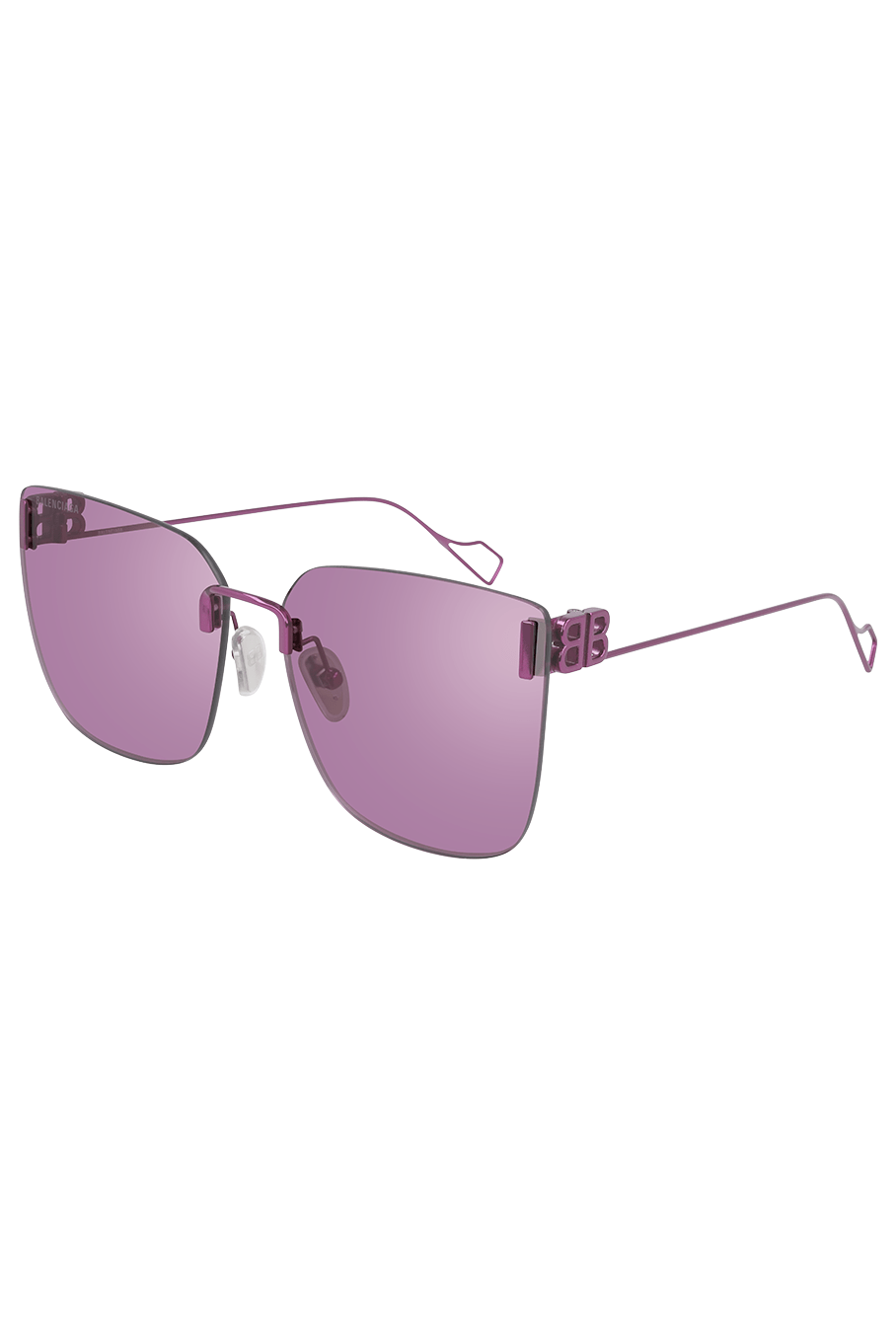 BALENCIAGA-Rimless Sunglasses - Violet-VIOLET