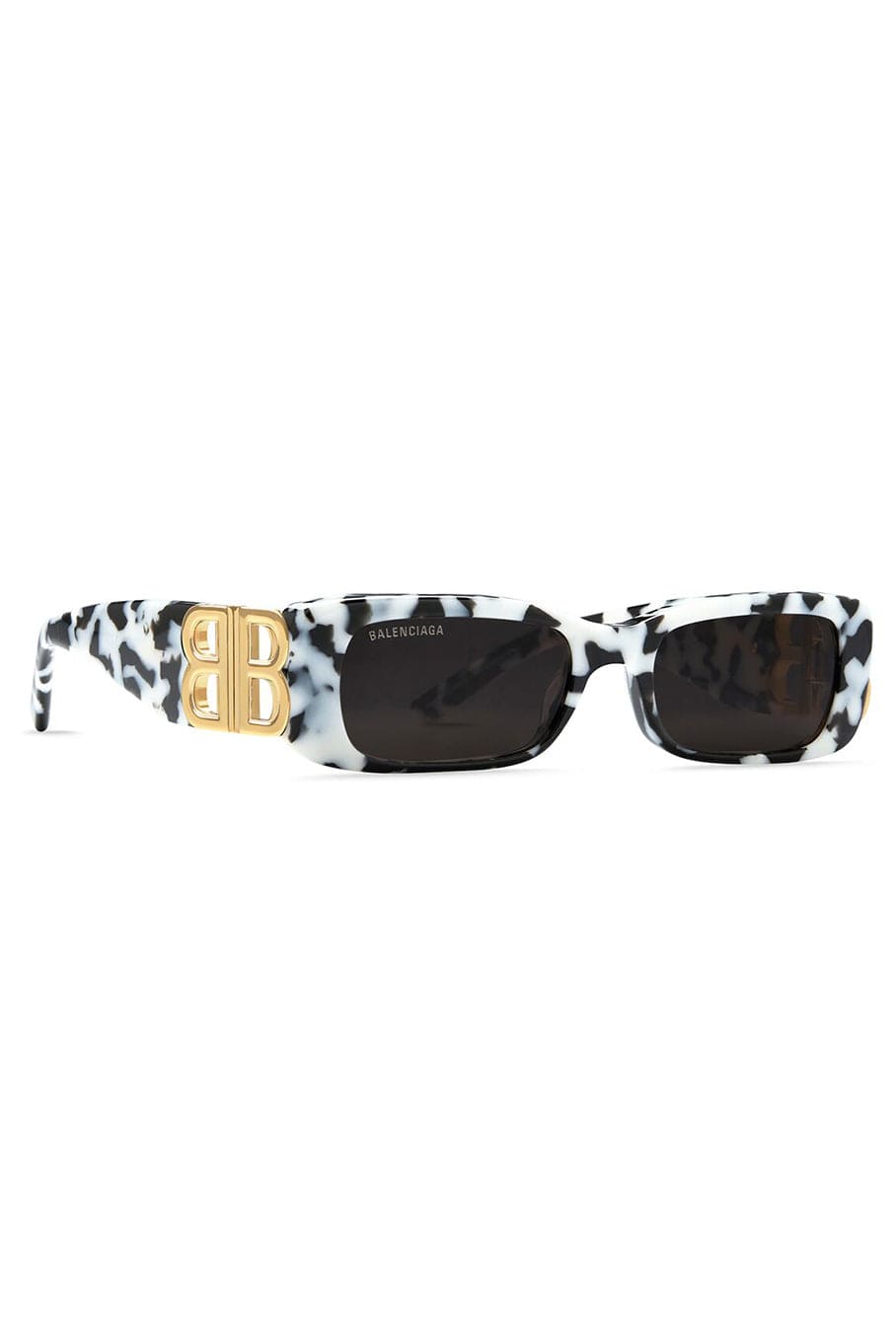BALENCIAGA-Balenciaga Logo Sunglasses-WHT/BLK