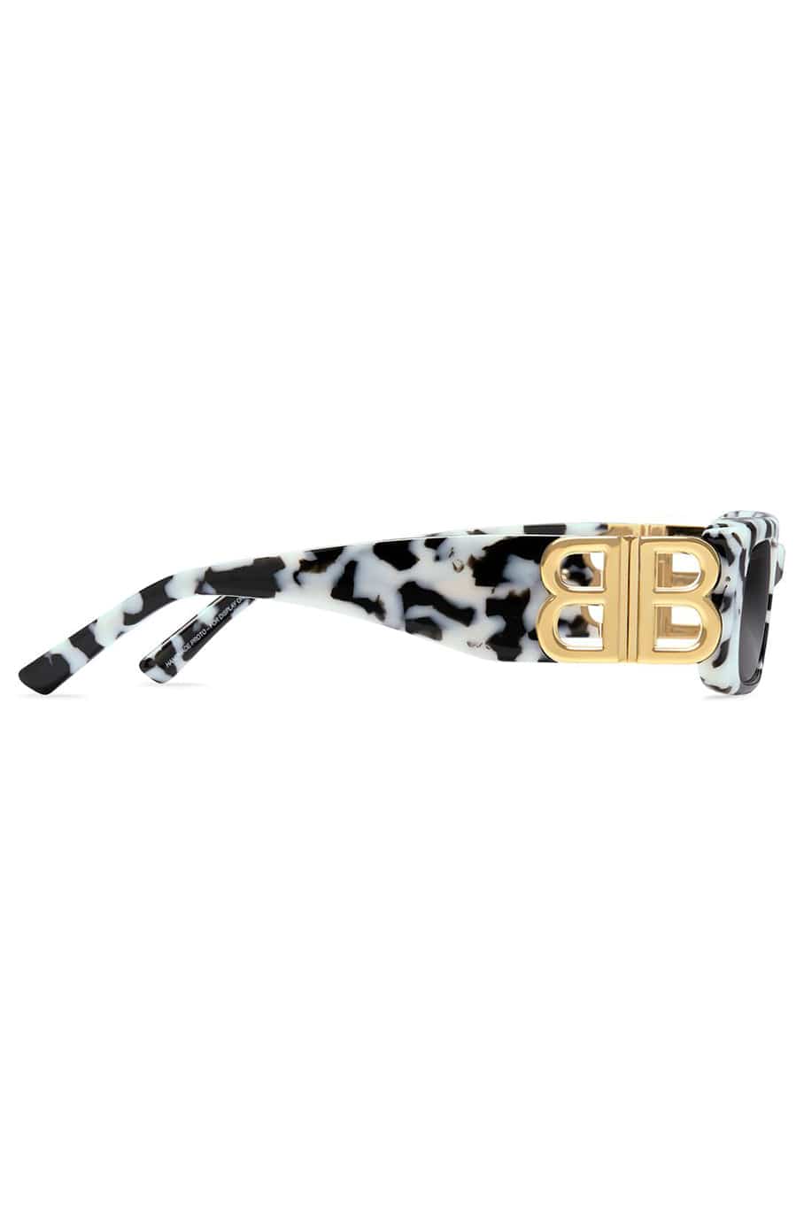 BALENCIAGA-Balenciaga Logo Sunglasses-WHT/BLK