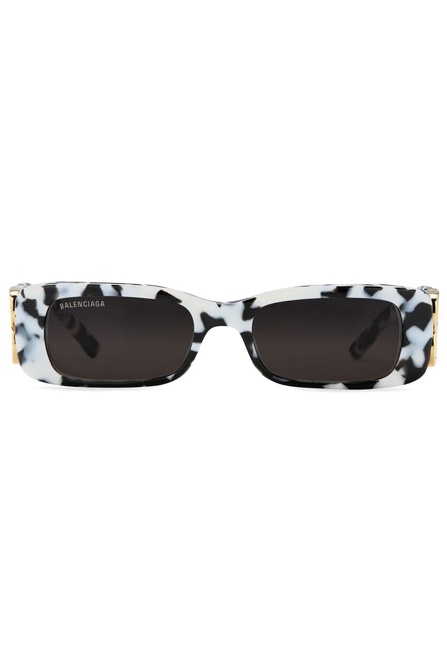 BALENCIAGA-Balenciaga Logo Sunglasses-WHT/BLK