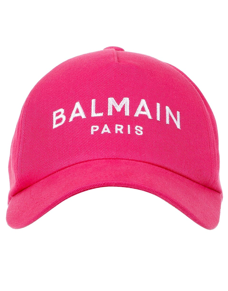 BALMAIN-Balmain Cotton Cap - Fuchsia-FUSCHIA