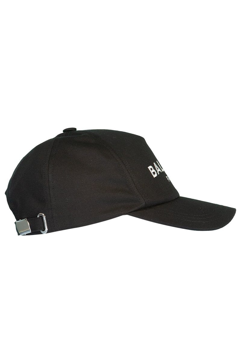BALMAIN-Balmain Cotton Cap-NOIR