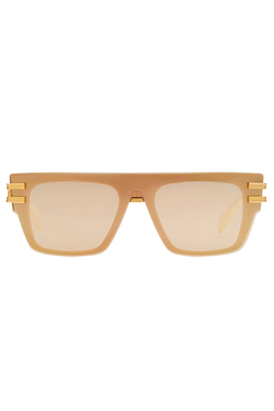 BALMAIN-Soldat Sunglasses - Bone Gold-BNE/GLD