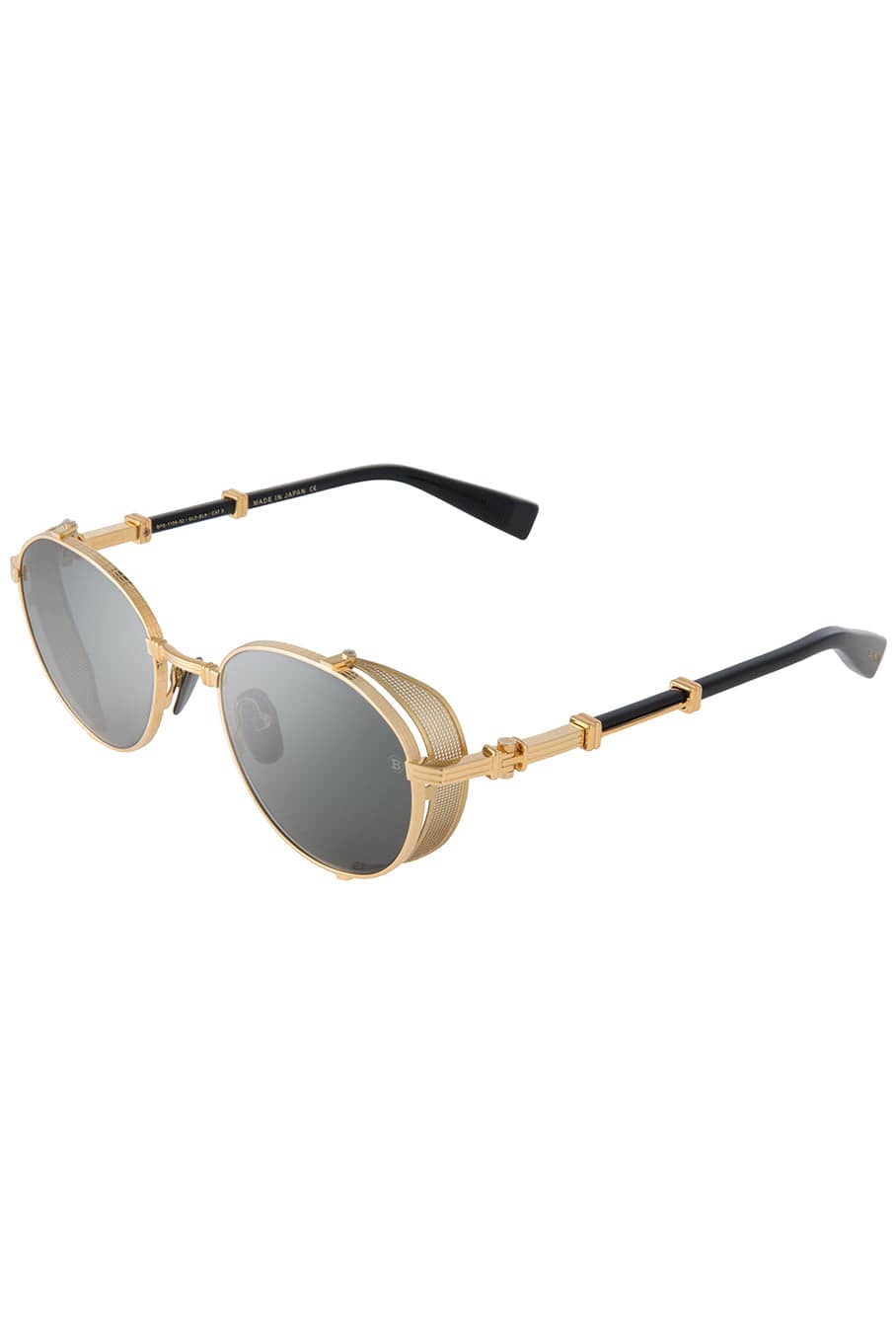 BALMAIN-Brigade-I Sunglasses - Gold Black-GLD/BLK