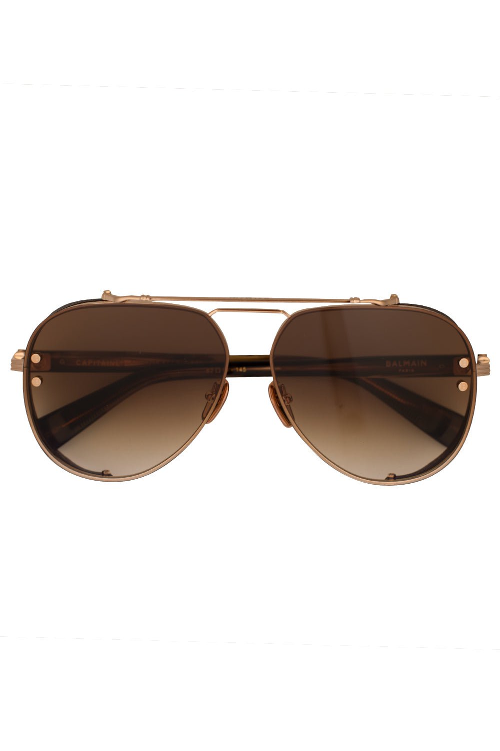 BALMAIN-Captaine Sunglasses-GLD/BRWN