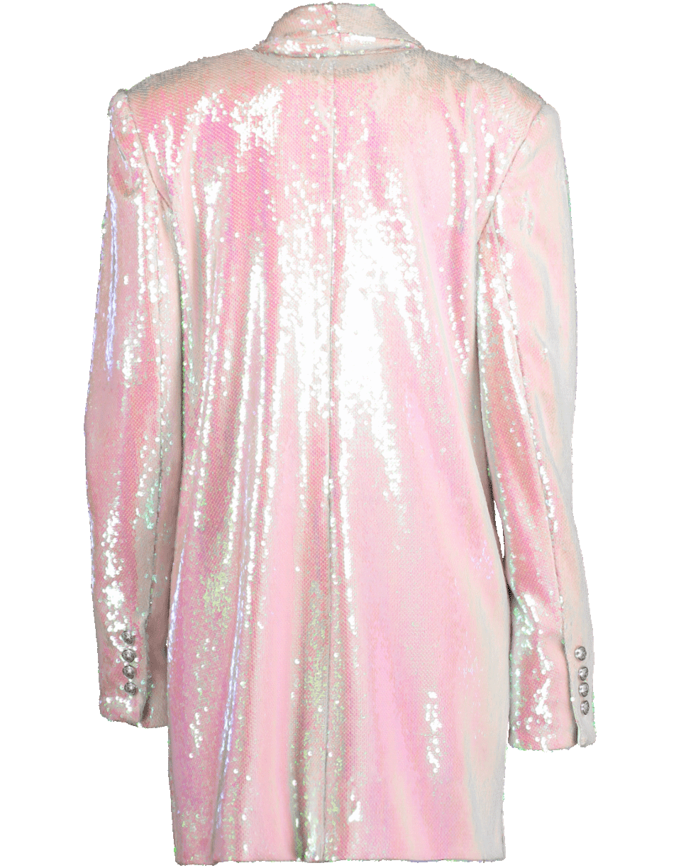 balmain sequin blazer dress Sequin Embellished Blazer Dress