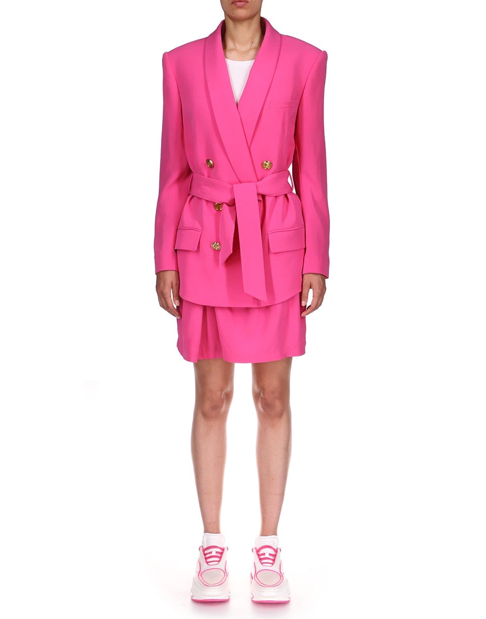 BALMAIN-6 Button Belted Blazer-