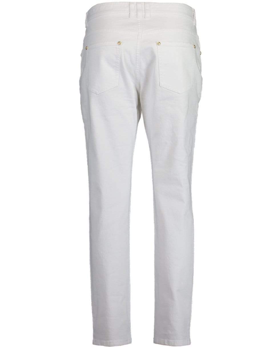 BALMAIN-Slim High Waist Jean-