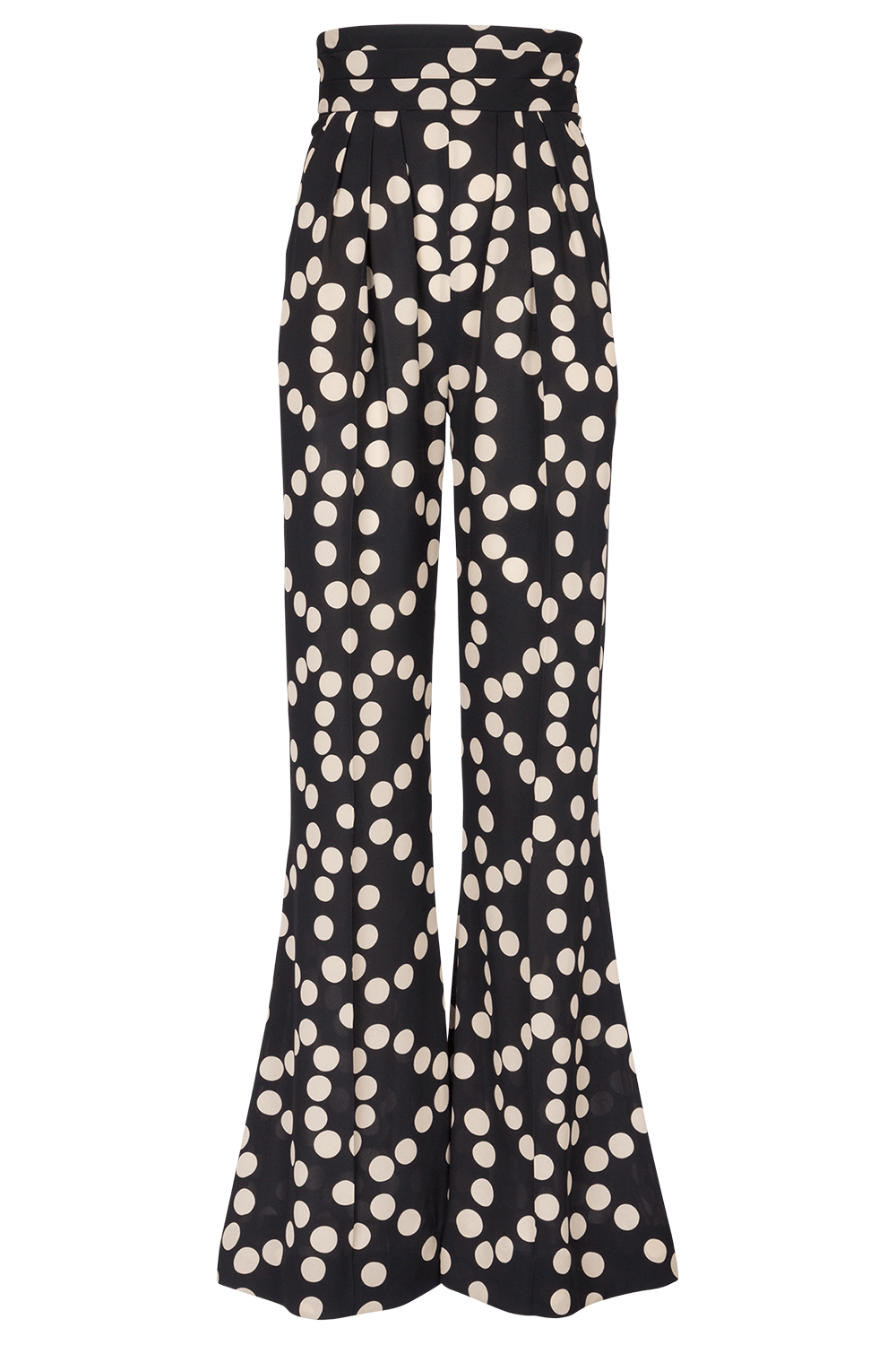 BALMAIN-Wide Leg Trousers-