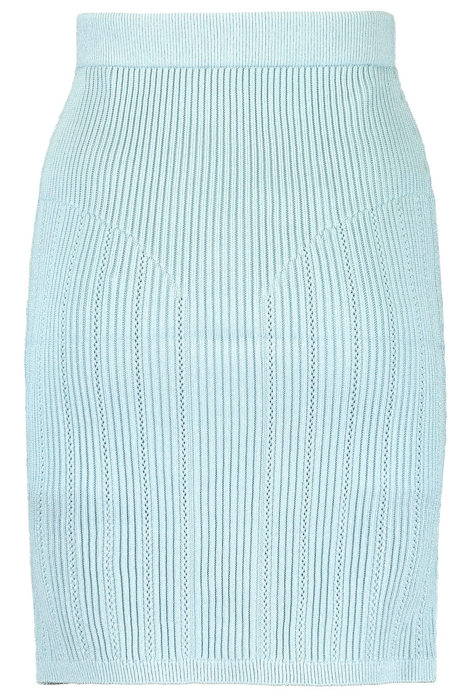 BALMAIN-High Waisted 6 Button Skirt-