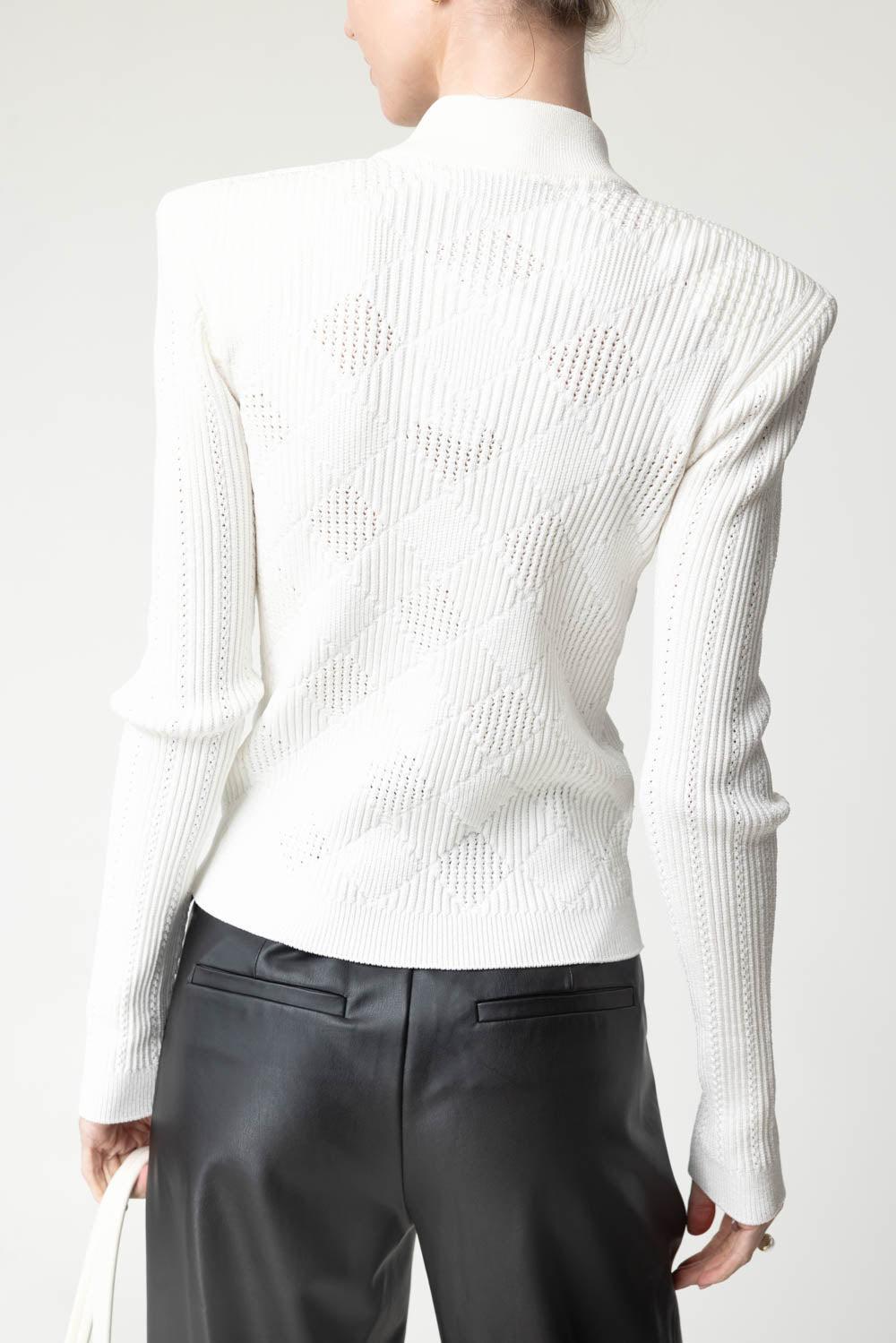 BALMAIN-Two Pocket Buttoned Cardigan-