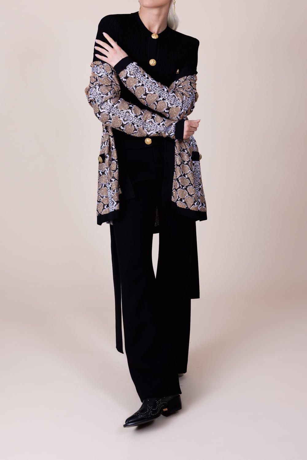 jasmine726様専用シルク ピュアカシミヤBALMAIN ファー コート