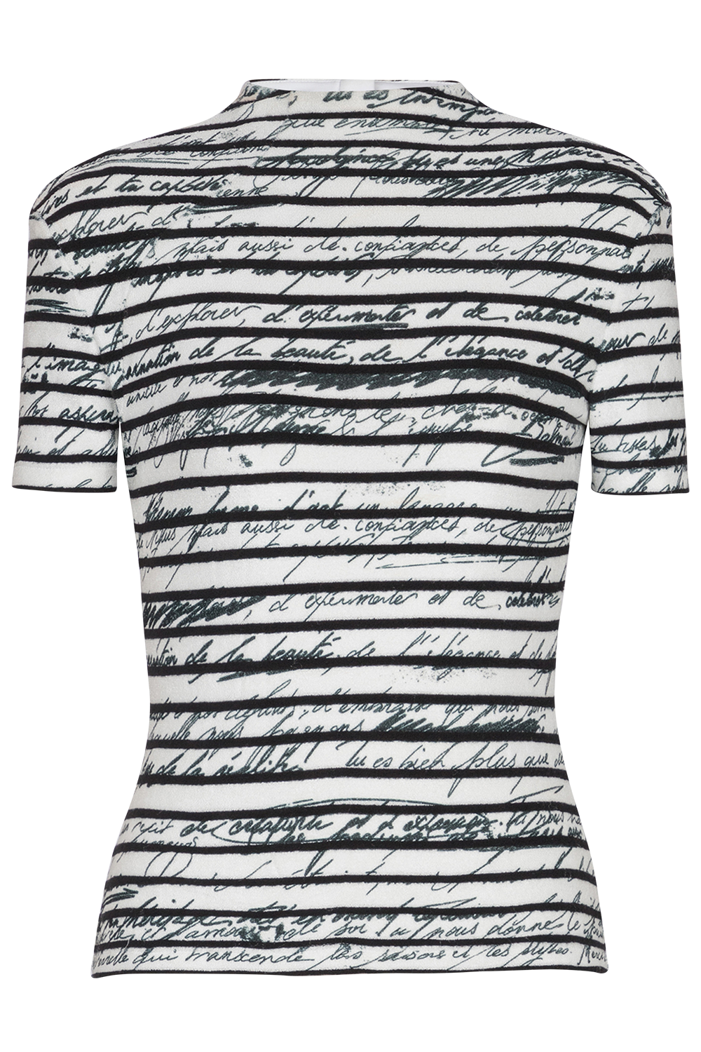 LOVE LETTER PRINT TOP-BLNC/NOI-36-CLOTHINGTOPKNITS-BALMAIN