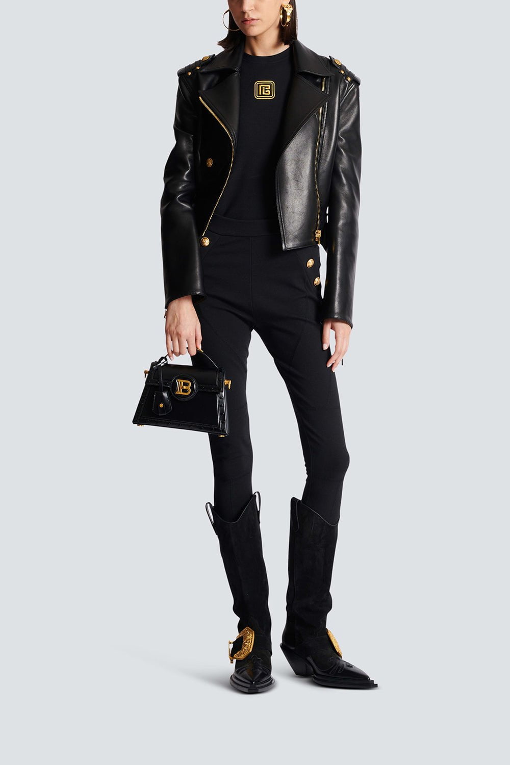BALMAIN-Embroidered Tank Top-