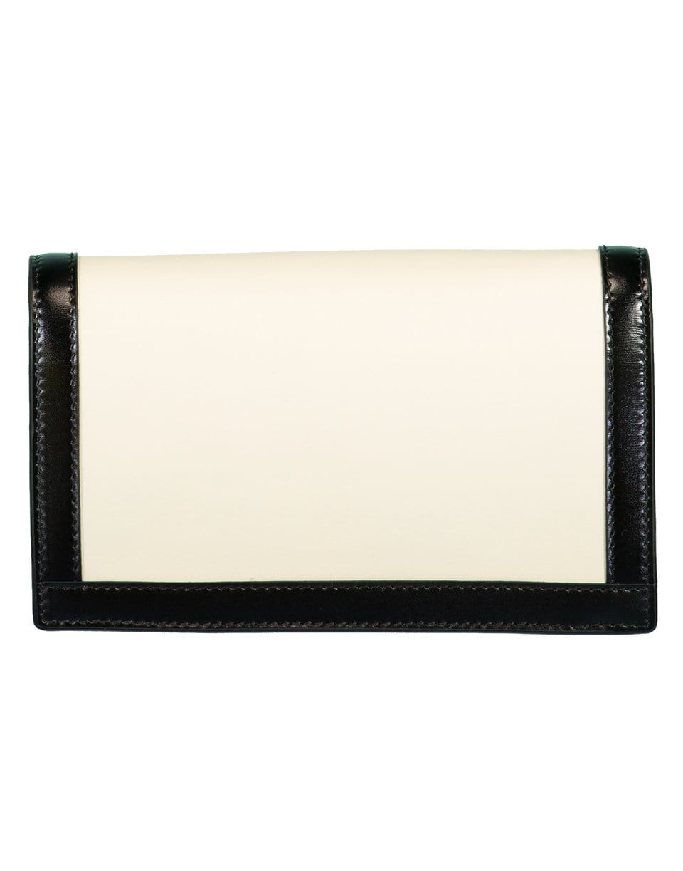BALMAIN-1945 Mini Black and White Leather Bag-BLK/WHT