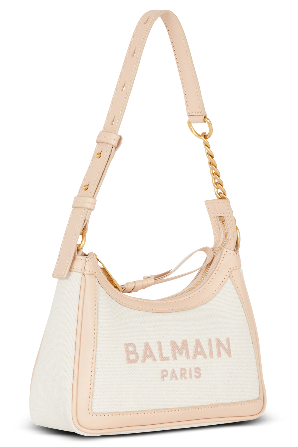 BALMAIN-B-Army Shoulder Bag - Nude Rose-CREAM/NUDE ROSE