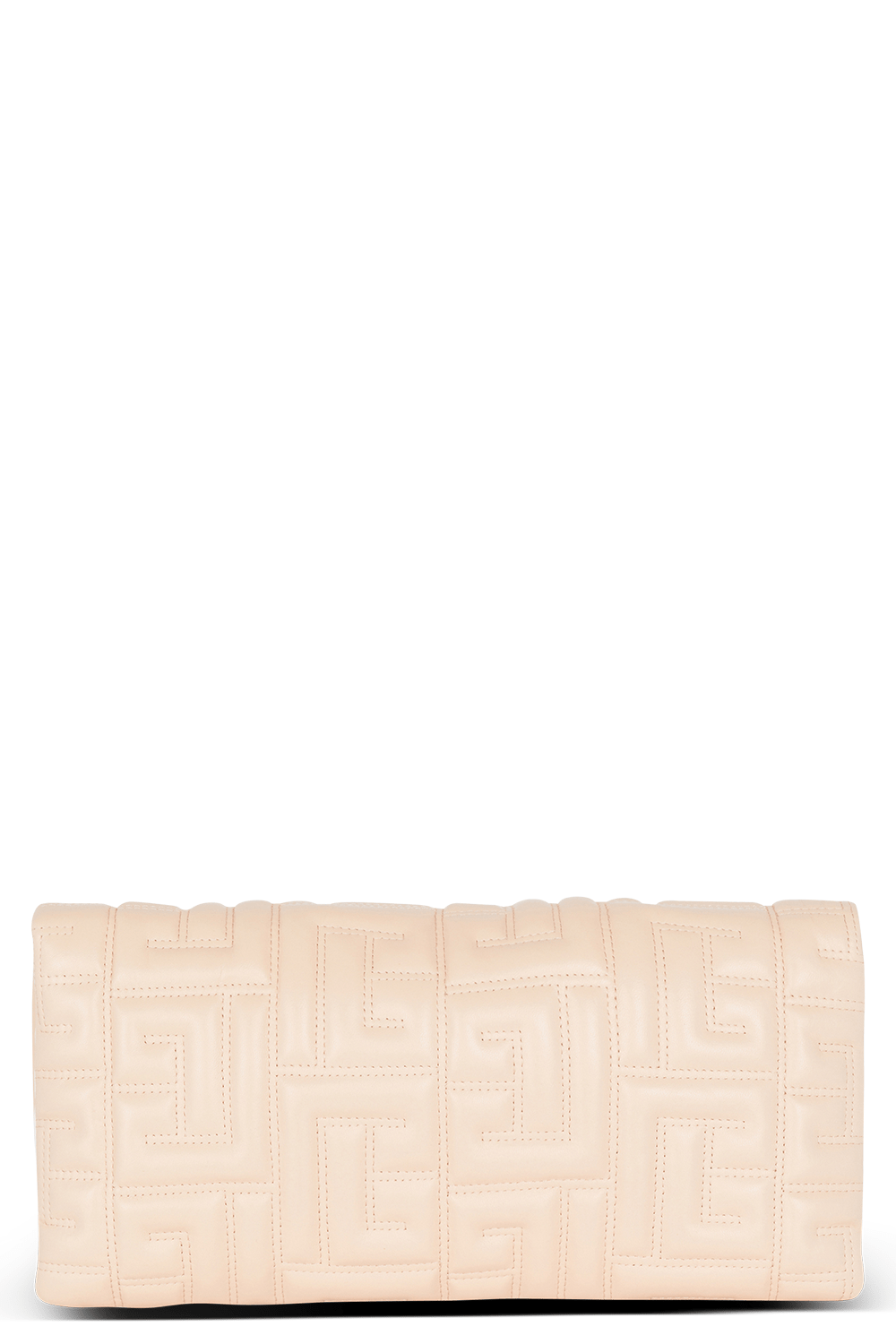 BALMAIN-1945 Clutch - Nude Rose-CREAM/NUDE ROSE