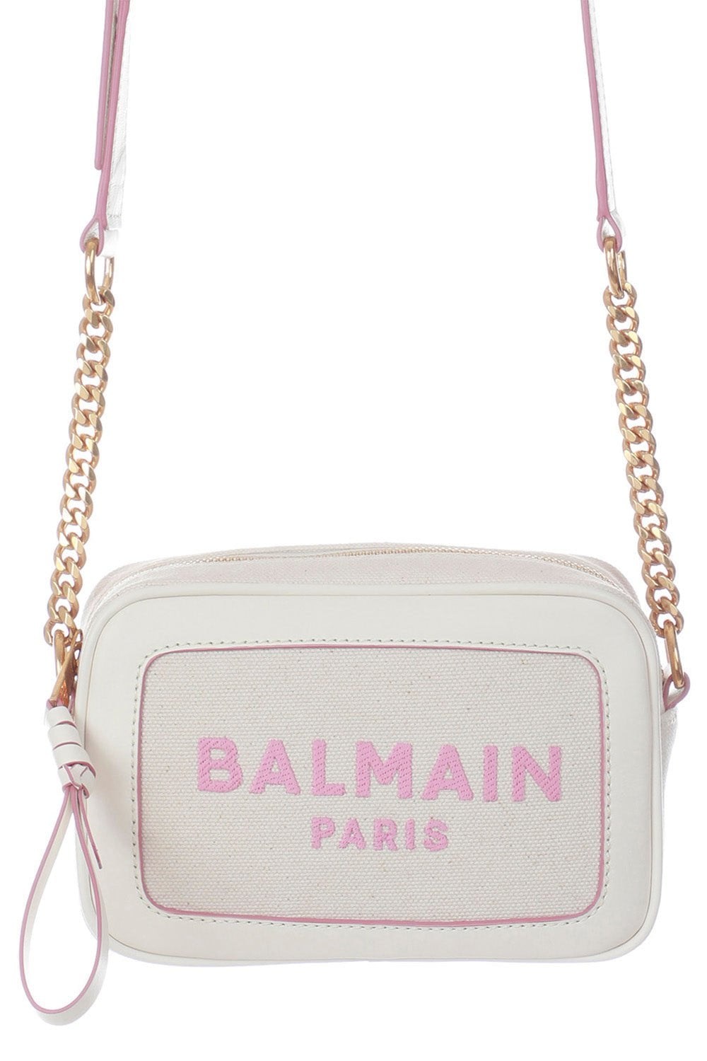 BALMAIN-B-Army Camera Case Crossbody-CRM/ROSE