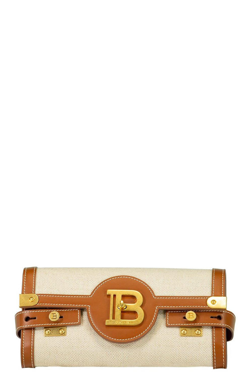 BALMAIN-Bbuzz Pouch Canvas-GEMNATMR