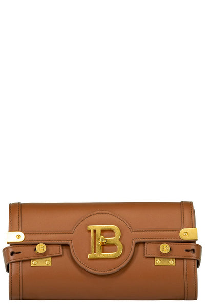 balmain-handbagshoulder-marron