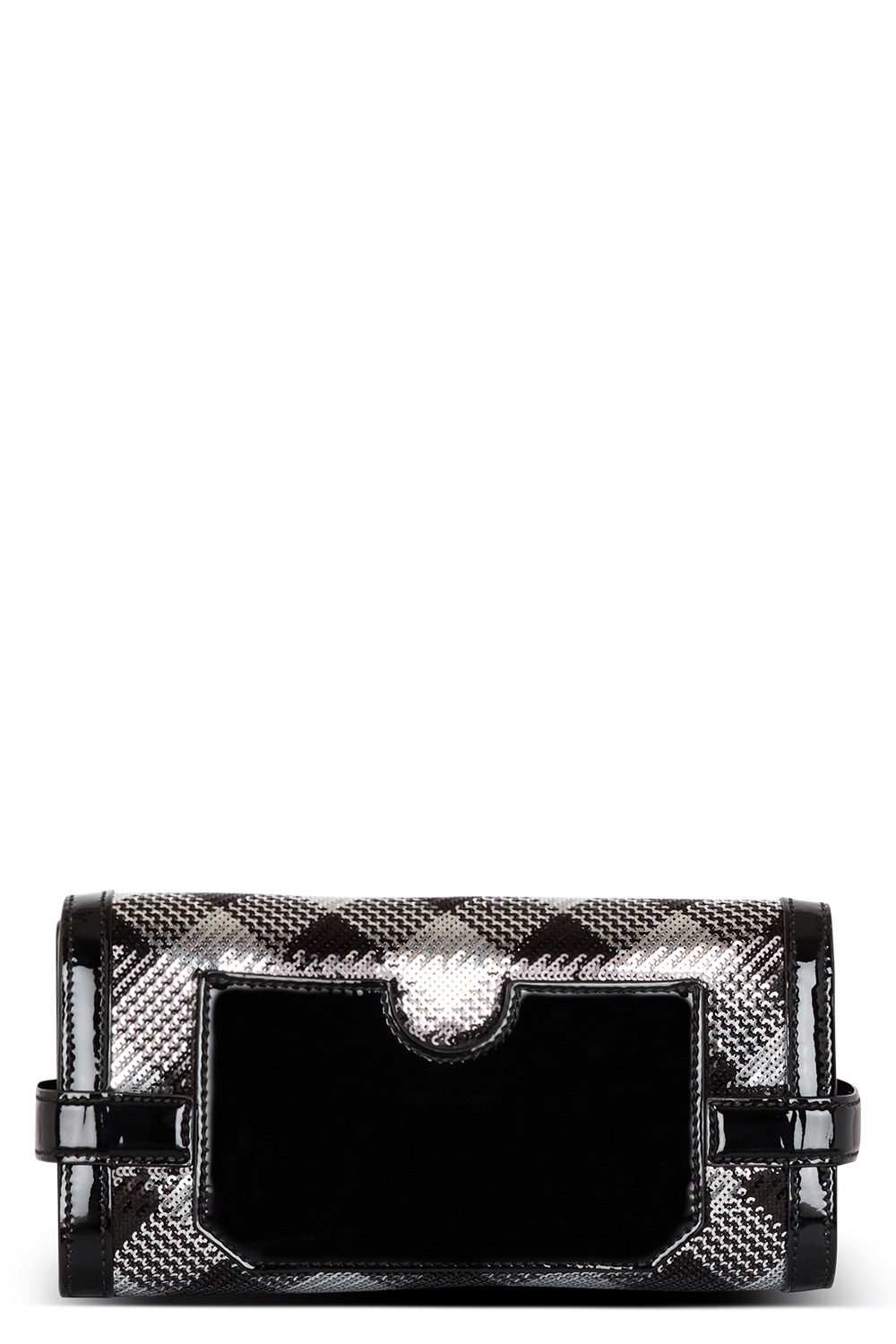 BALMAIN-B-Buzz Clutch 23 - Noir Crystal-NOIR/CRYSTAL