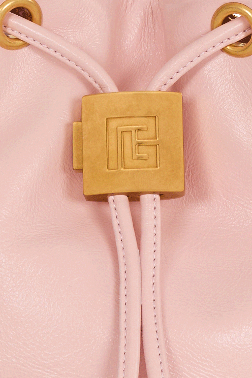 Pulse Bucket Bag-PINK-HANDBAGSHOULDER-BALMAIN