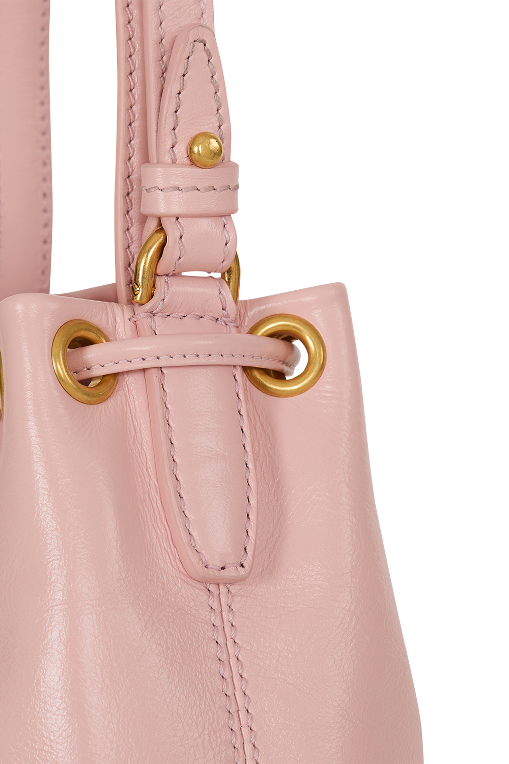 Pulse Bucket Bag-PINK-HANDBAGSHOULDER-BALMAIN