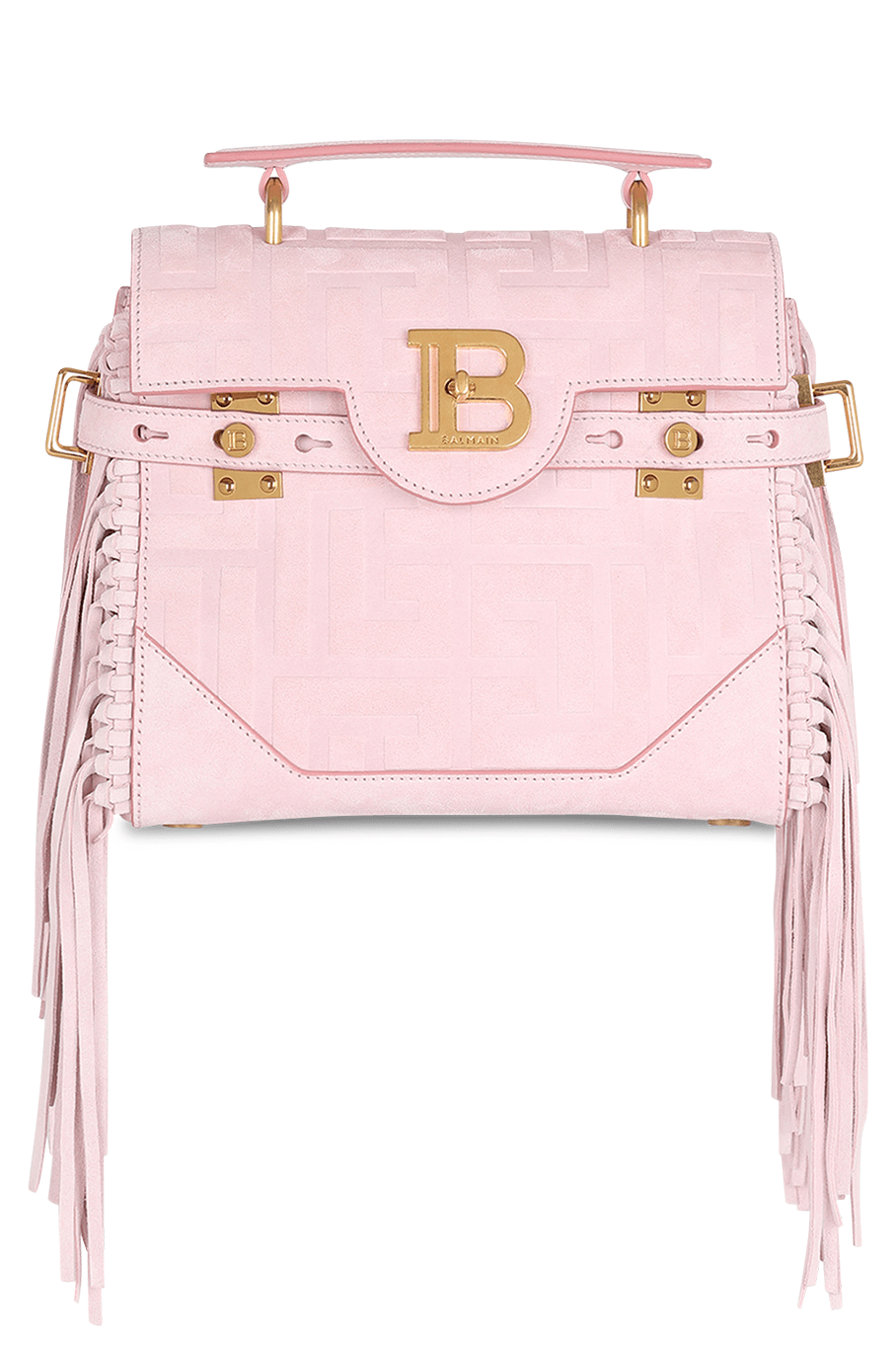 BALMAIN-Bbuzz 23 Bag - Rose Clair-ROSECLAR