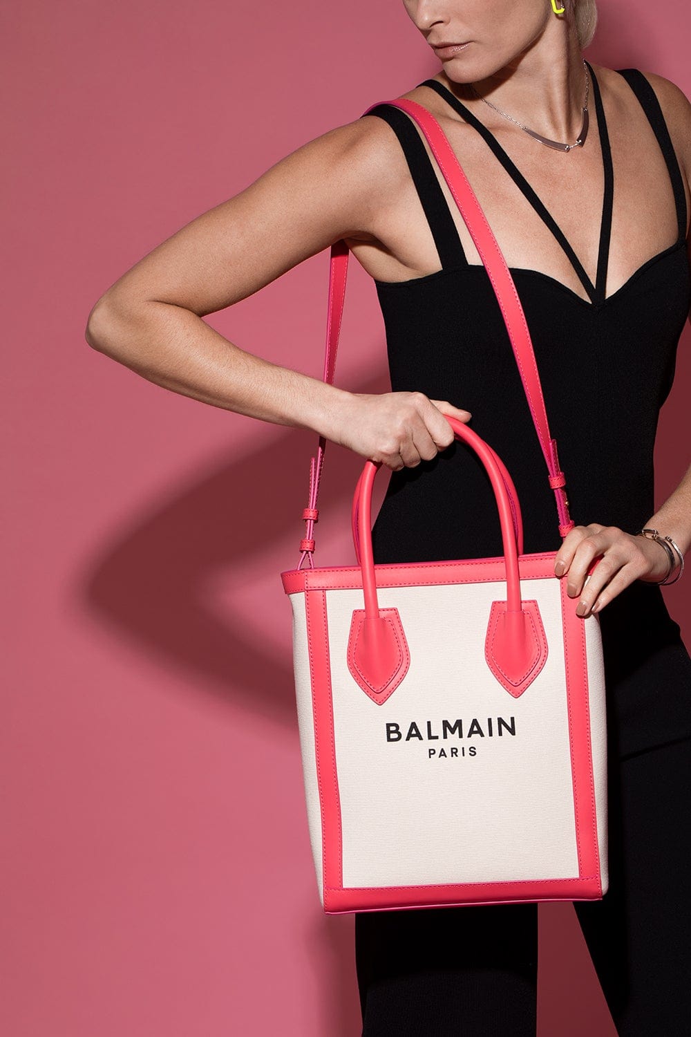 BALMAIN-B-Army 26 Bag-SALMON