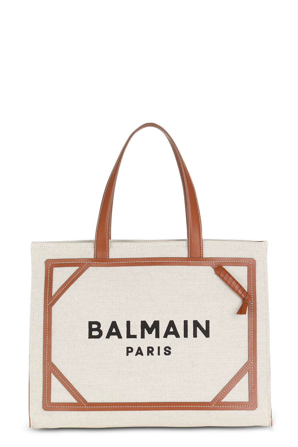 B-ARMY MEDIUM SHOPPER TOTE-NAT/MARR-O/S-HANDBAGSPECIALPOP UP-BALMAIN