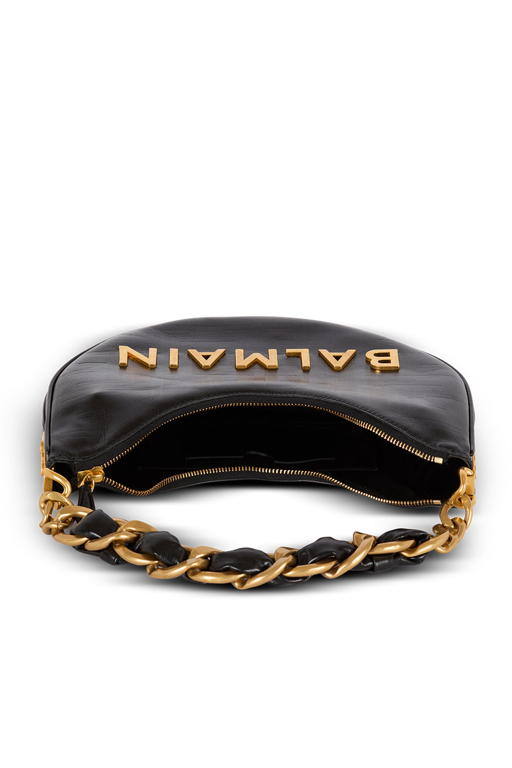 1945 SOFT MOON BAG-NOIR-O/S-HANDBAGSPECIALPOP UP-BALMAIN