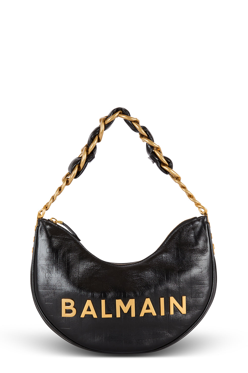 1945 SOFT MOON BAG-NOIR-O/S-HANDBAGSPECIALPOP UP-BALMAIN